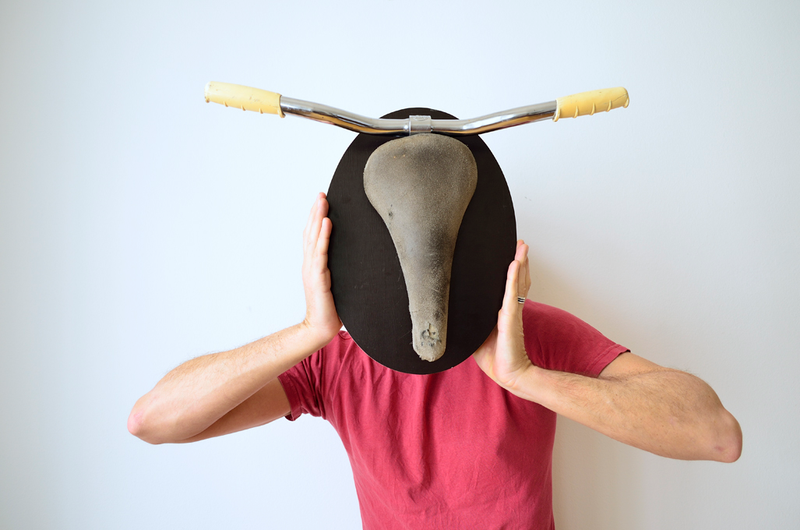Illustration for article titled Dress Up Your Den With Hunting Trophies Made From Bike Parts